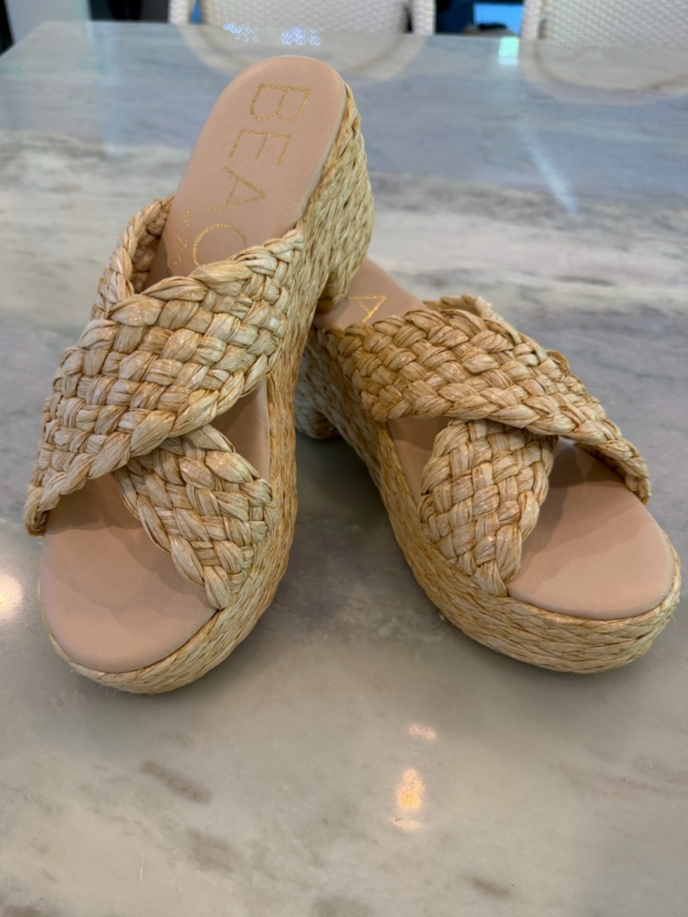MATISSE Natural Reflection Sandals - Picture 4 of 10